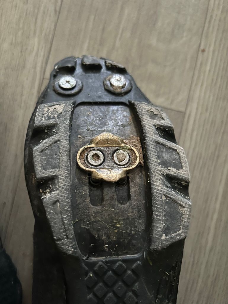Used Shimano SPD VTT Gravel Cyclocross Pedals + Cale bike — image 5 of 6