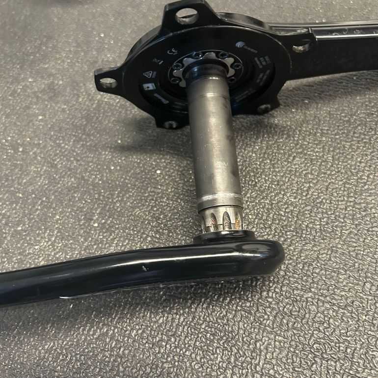 Used Quarq crankset with powermeter 2019 bike — image 3 of 4
