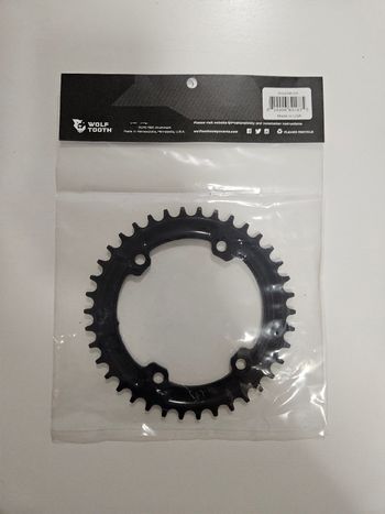 Used Wolf Tooth GRX 110 BCD Asymmetric 4-Bolt 38T Chainring 2026 bike — image 6 of 8