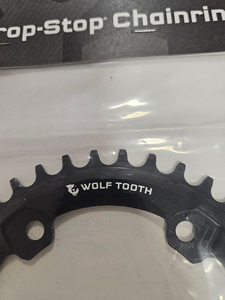 Used Wolf Tooth GRX 110 BCD Asymmetric 4-Bolt 38T Chainring 2026 bike — image 2 of 8