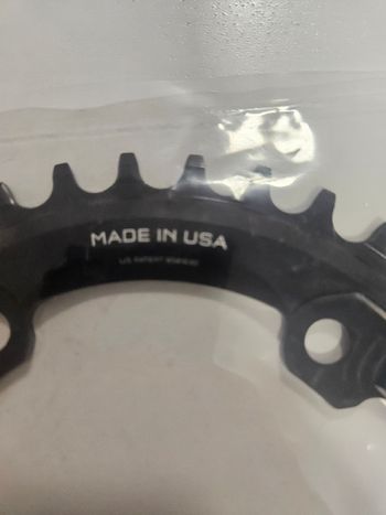 Used Wolf Tooth GRX 110 BCD Asymmetric 4-Bolt 38T Chainring 2026 bike — image 4 of 8