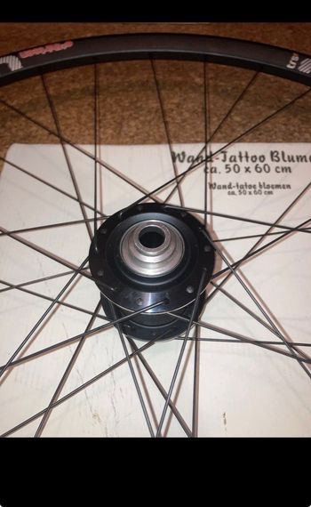 Used E*Thirteen TRSR Vorderrad 26" 15x100mm 28 Loch Alu 6 Loch Bremsscheibe bike — image 5 of 6