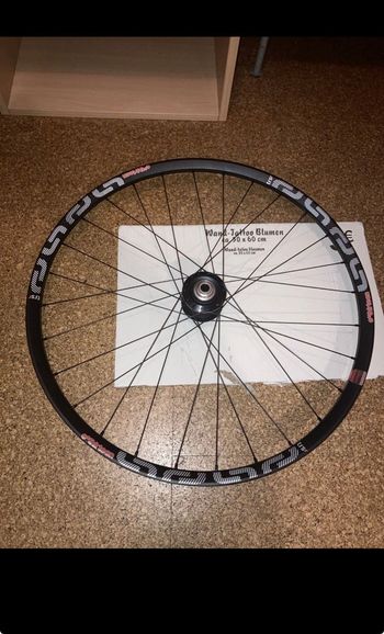 Used E*Thirteen TRSR Vorderrad 26" 15x100mm 28 Loch Alu 6 Loch Bremsscheibe bike — image 2 of 6