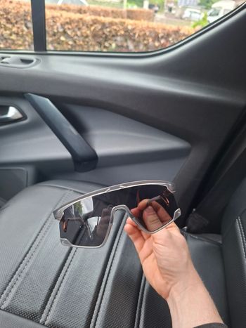 Used Oakley BXTR Metal Prizm 24K Lenses, Matte Black Frame 2025 bike — image 5 of 7