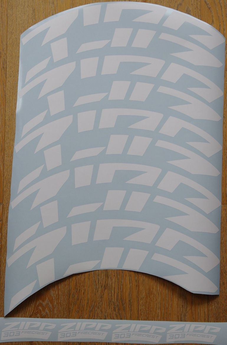 Used Zipp 303 Firecrest Rim Stickers 45 mm 2025 bike — image 3 of 3