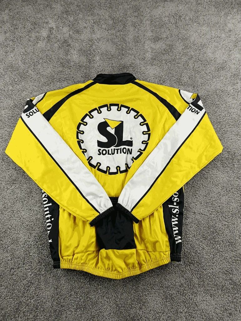Used Jartazi veste velo homme taille xxl - 63 4114 - jaune - pluie bike — image 2 of 3