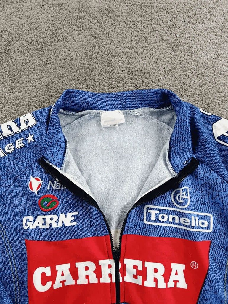Used Nalini Veste velo homme taille L - 44 4776 - Carrera - tassoni - 90's - Chiappucci 1990 bike — image 2 of 4