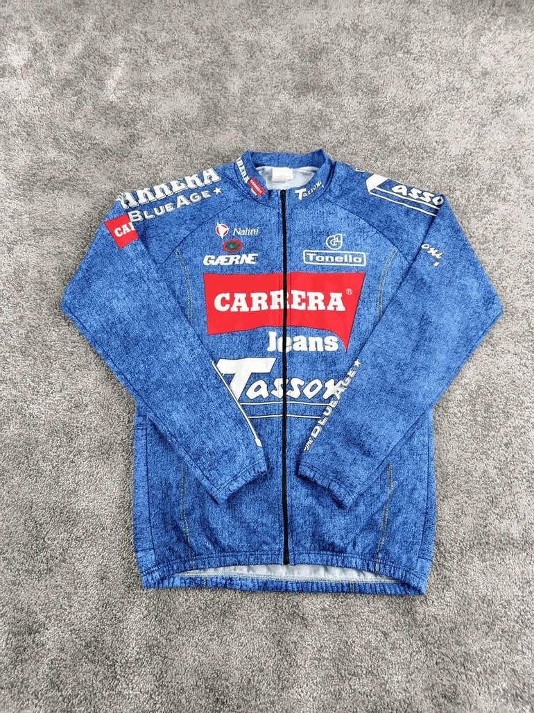 Used Nalini Veste velo homme taille L - 44 4776 - Carrera - tassoni - 90's - Chiappucci 1990 bike — image 1 of 4