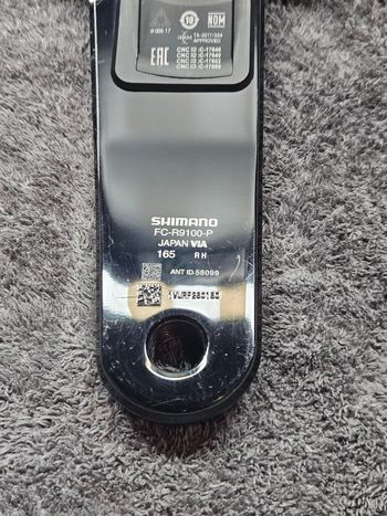 Used Shimano Dura-Ace FC-R9100-P Powermeter 165 mm bike — image 12 of 12