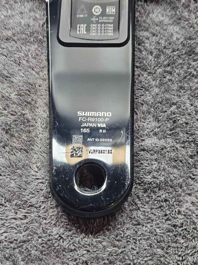 Used Shimano Dura-Ace FC-R9100-P Powermeter 165 mm bike — image 12 of 12