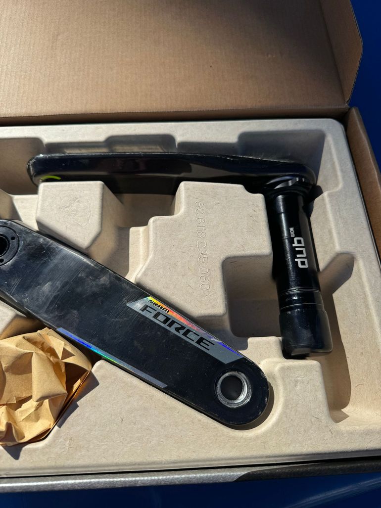 Used Sram E1 Force Cranks with power meter 2025 bike — image 2 of 6