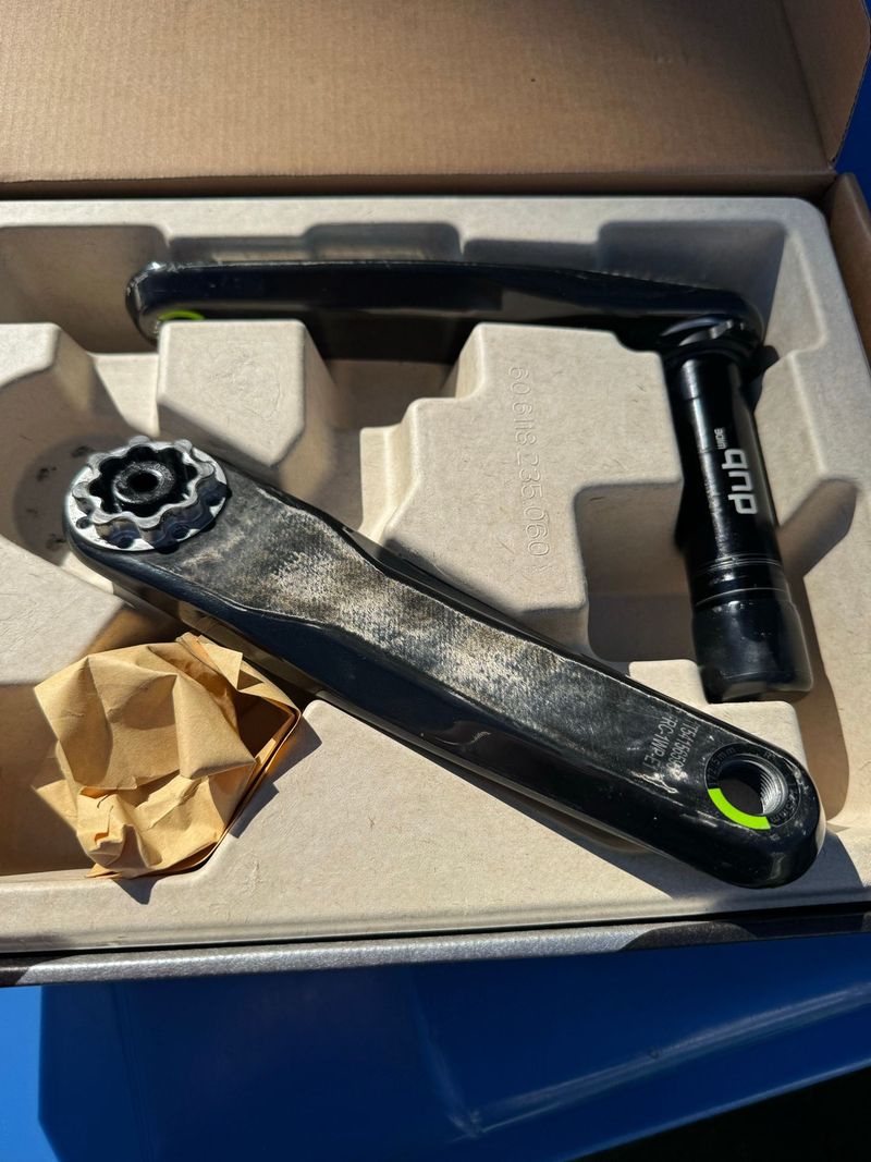 Used Sram E1 Force Cranks with power meter 2025 Drivetrain & Pedals