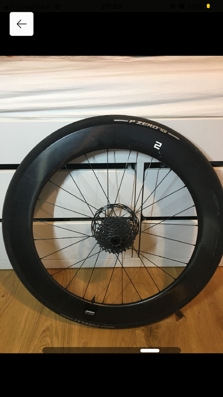 Used Giant SLR 2 disk wheels 2022 bike — image 4 of 5