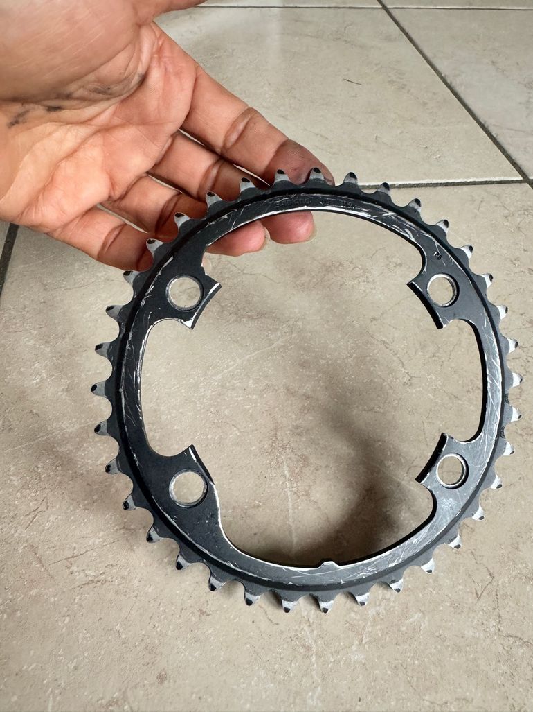 Used Shimano FC R8000 corona 52 e 36 bike — image 8 of 9