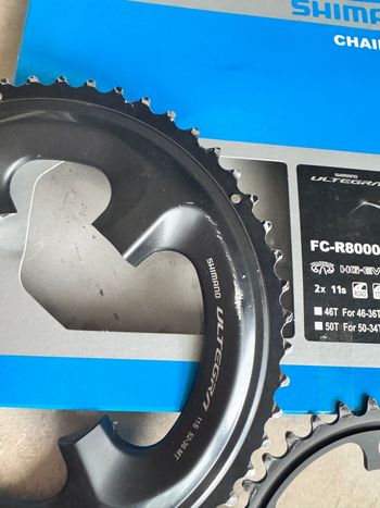 Used Shimano FC R8000 corona 52 e 36 bike — image 3 of 9