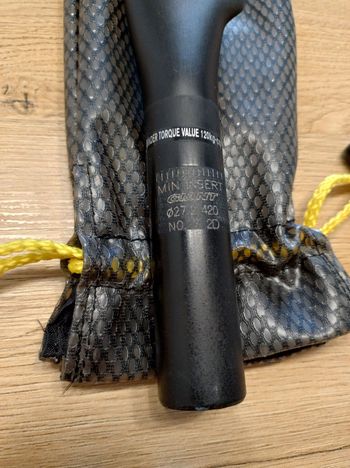 Used Giant Racing Components NEW seatpost 27,2mm non Cadex SLR 2003 bike — image 2 of 6