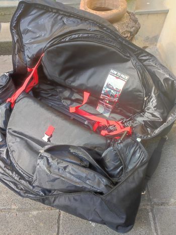 Used Scicon Travel Plus Triathlon Soft Bike Bag bike