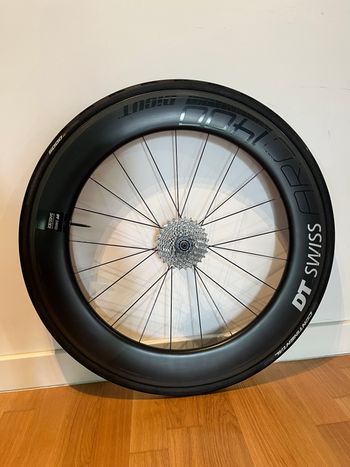 Used Dt Swiss ARC 1400 DICUT 60+80mm Carbon Wheelset 2020 bike — image 5 of 6