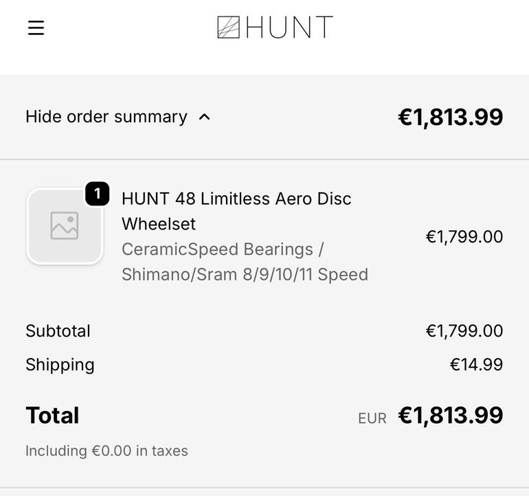 Used Hunt Limitless 48 Aero Disc 2021 bike — image 10 of 10