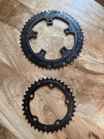 Used Carbon-Ti Corone 50/37 110 bcd 5 fori 2025 bike — image 2 of 2