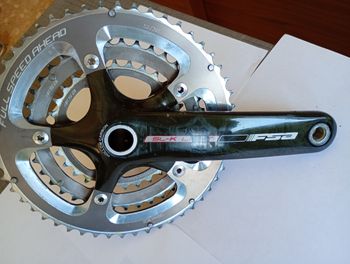 Used Fsa SL-K Light Hollow Carbon Crankset 52/39/30T 2011 bike — image 2 of 4