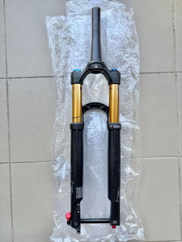 Used Fox 34 Float SC Factory 120 FIT4 Remote-Adj Push to Lock QR15x110 Kashima 2024 bike — image 2 of 5