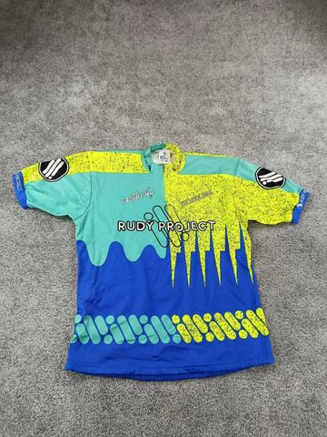 Rudy project maillot velo homme taille XL-61 7170 cyclisme route respirant Retro 90's Cycling Clothing usato