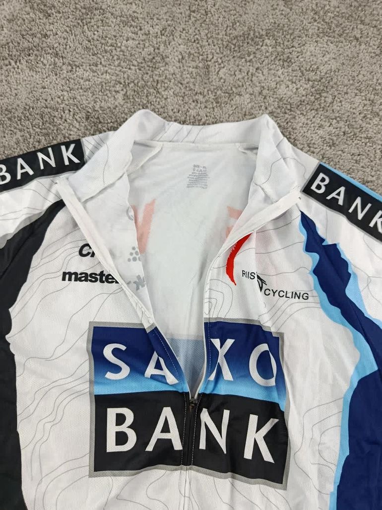 Used Craft Sportswear craft maillot velo homme taille xl -92 7360 cyclisme route respirant Saxo Bank Cancellara 2009 bike — image 4 of 7