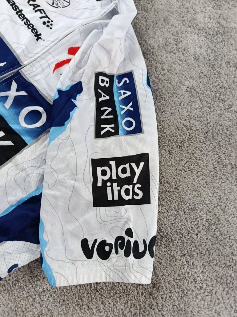 Used Craft Sportswear craft maillot velo homme taille xl -92 7360 cyclisme route respirant Saxo Bank Cancellara 2009 bike — image 3 of 7