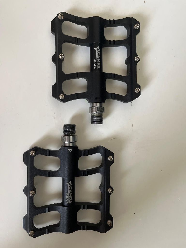 Used Campa Bros Flat Aluminum Pedals bike — image 1 of 2