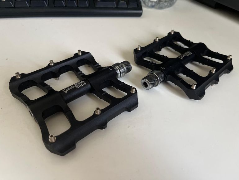 Used Campa Bros Flat Aluminum Pedals bike — image 2 of 2