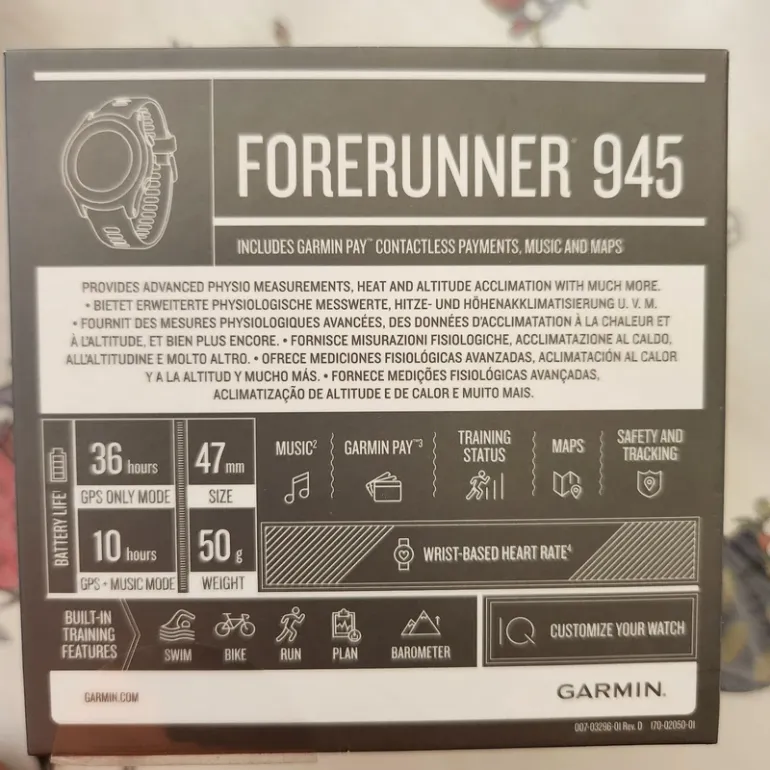 Used Garmin Forerunner 945 bike — image 5 of 7