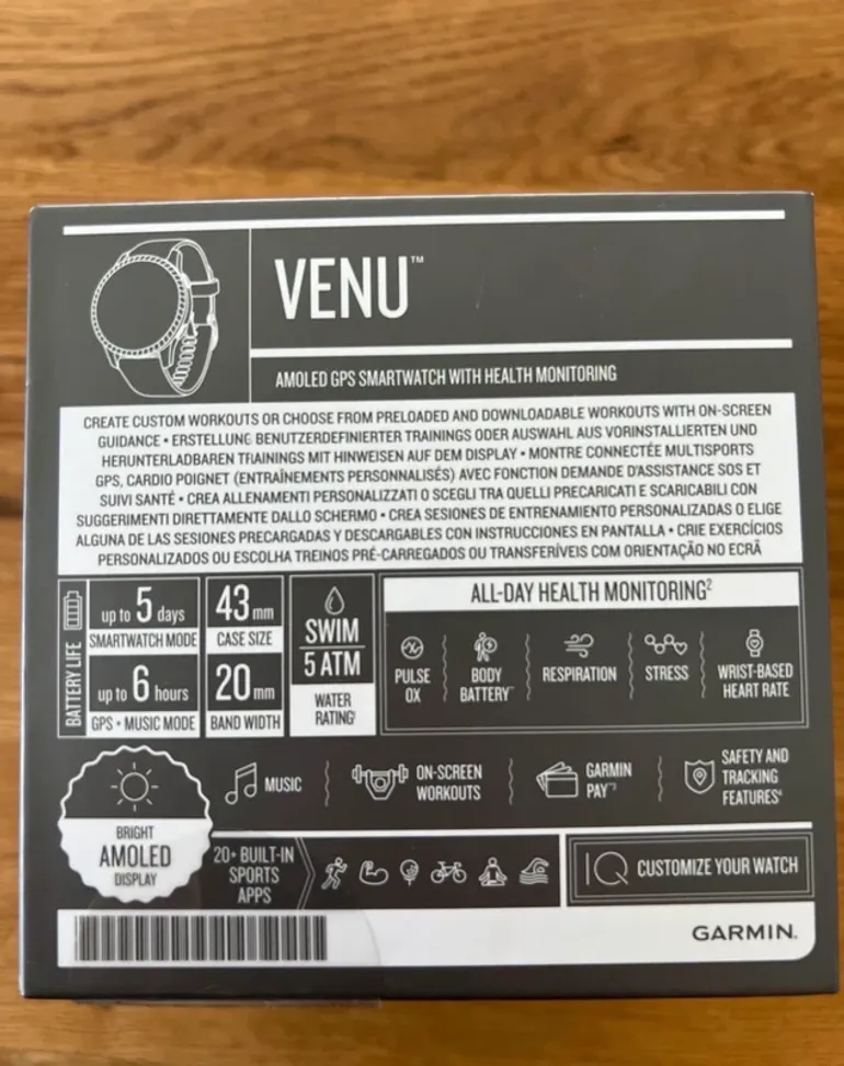 Used Garmin Venu bike — image 3 of 3
