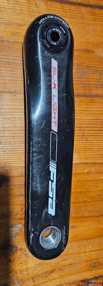 Used Fsa SL-K Light ABS BB386EVO Crankset bike — image 2 of 3