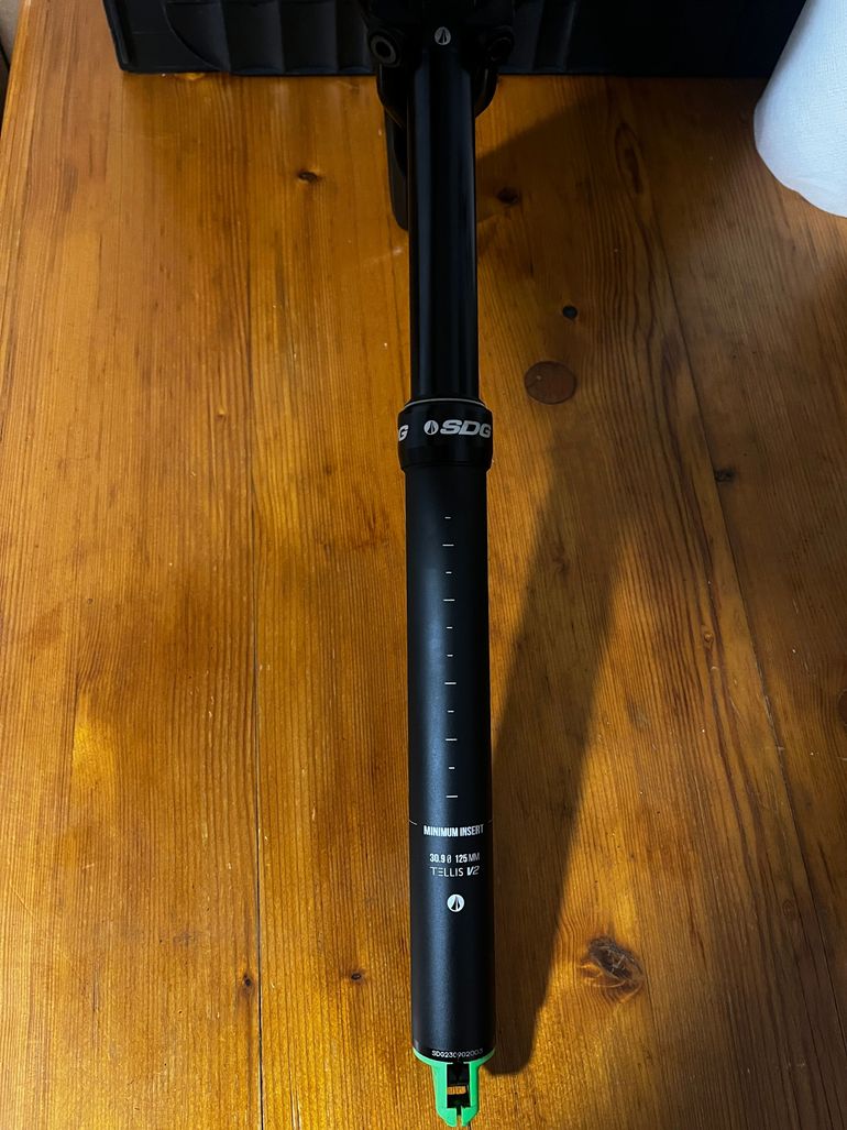 Used Sdg Tellis V2 Dropper Post 125mm 30.9mm 2024 bike — image 2 of 3