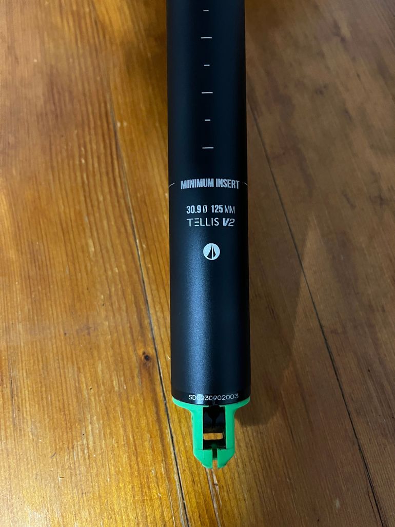 Used Sdg Tellis V2 Dropper Post 125mm 30.9mm 2024 bike — image 3 of 3