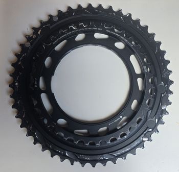 Used Sram Force E1 35/48 Zähne 2x12-fach Thread Mount Alu Schwarz 2025 bike — image 3 of 3