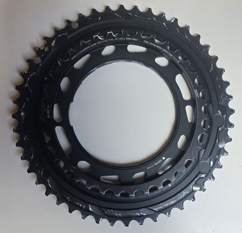 Used Sram Force E1 35/48 Zähne 2x12-fach Thread Mount Alu Schwarz 2025 bike — image 3 of 3