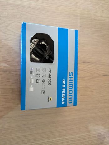 Used Shimano SPD Pedals PD-M520 bike
