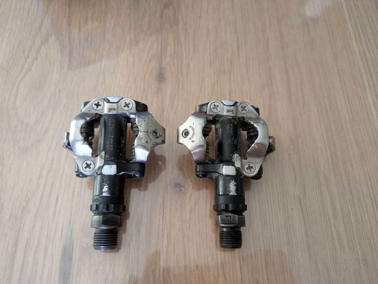 Used Shimano SPD Pedals PD-M520 bike — image 2 of 2