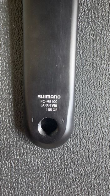 Used Shimano Ultegra R8100 Cranks 165mm bike — image 3 of 7