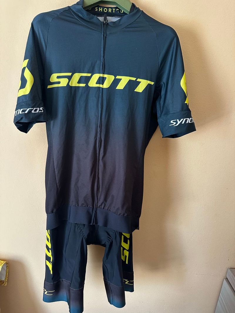 Brugt Scott RC Endurance Short-sleeve Men's Jersey Cycling Clothing