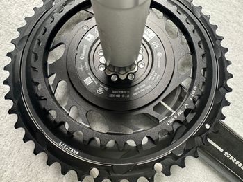 Used Sram Red AXS E1 DUB Powermeter Crankset 2x12 48/35 bike — image 5 of 7