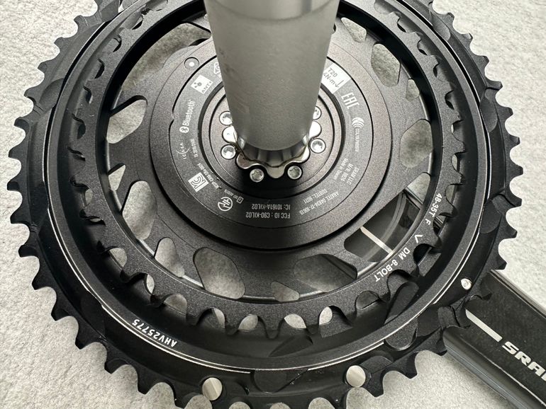 Used Sram Red AXS E1 DUB Powermeter Crankset 2x12 48/35 bike — image 5 of 7