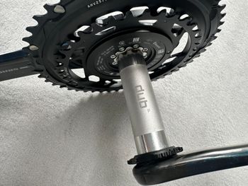 Used Sram Red AXS E1 DUB Powermeter Crankset 2x12 48/35 bike — image 6 of 7