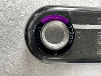 Used Sram Red AXS E1 DUB Powermeter Crankset 2x12 48/35 bike — image 3 of 7