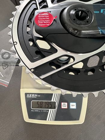 Used Sram Red AXS E1 DUB Powermeter Crankset 2x12 48/35 bike — image 7 of 7