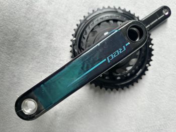 Used Sram Red AXS E1 DUB Powermeter Crankset 2x12 48/35 bike — image 4 of 7