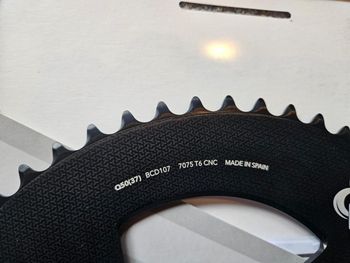 Used Rotor Q RINGS 2X BCD107x4 SRAM AXS 12s Compatible 2025 bike — image 3 of 7