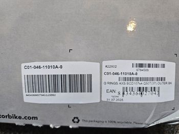 Used Rotor Q RINGS 2X BCD107x4 SRAM AXS 12s Compatible 2025 bike — image 5 of 7